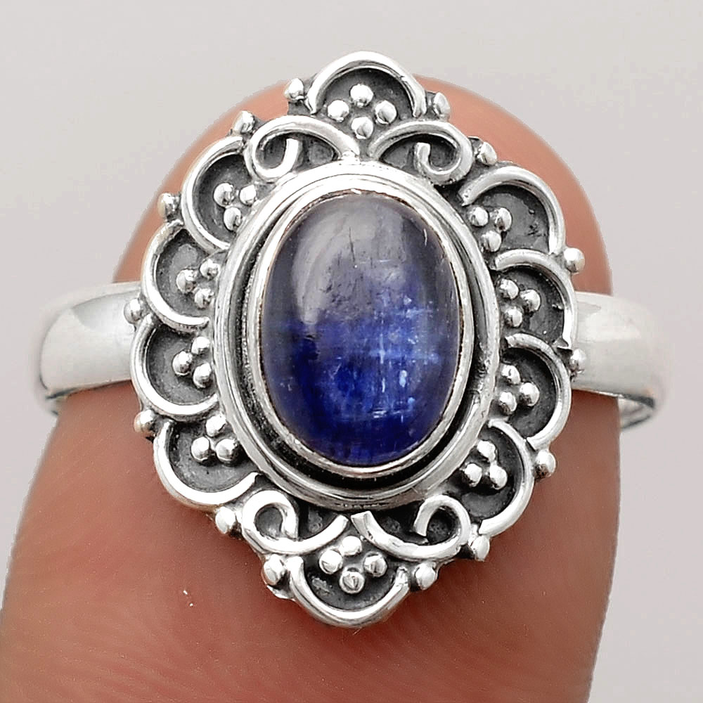 Blue Kyanite Ring size-9 SDR134465